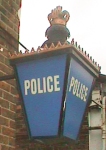 The old blue lamp